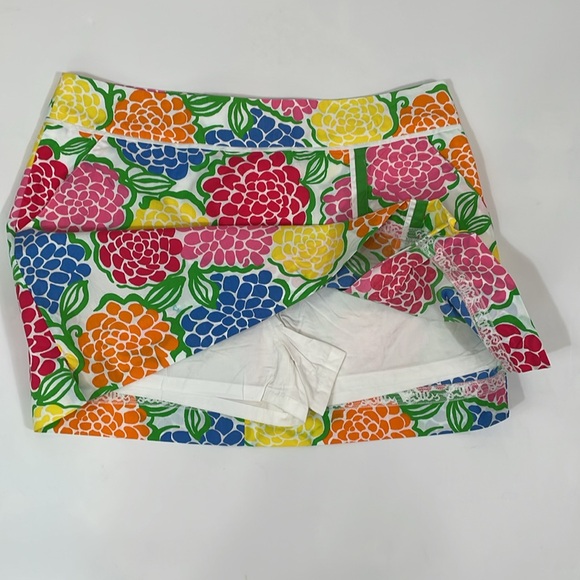 Vintage Lilly Pulitzer Skort Size 6 Bright Colorful Floral Print EUC - Picture 7 of 9